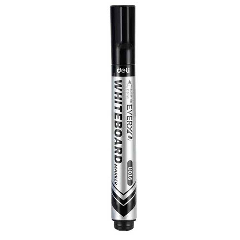 MARKER WHITEBOARD NEGRU 2.5MM DELI MARKER WHITEBOARD NEGRU 2.5MM DELI